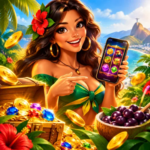 Celular exibindo mesas ao vivo no app da 58Q