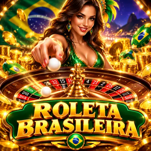Mesa de roleta brasileira ao vivo com crupiê